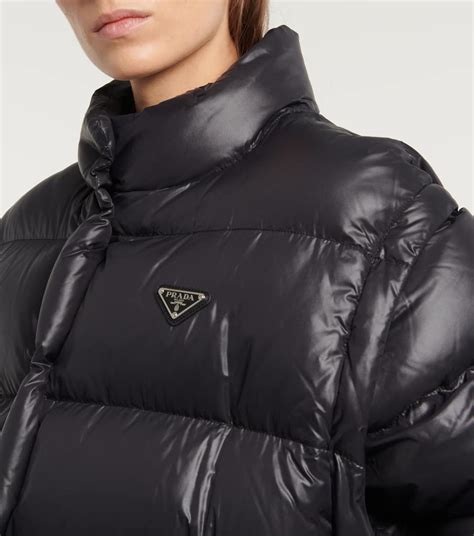 prada jacke weis|Prada daunenjacke kaufen.